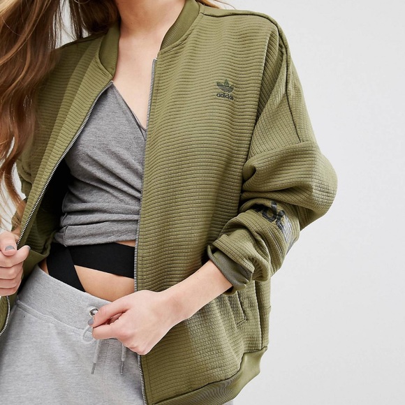 WAFFLE VINTAGE PATCH BOMBER / CHA main image 1